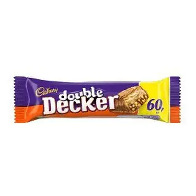 Cadbury Double Decker Chocolate Bar 54.5g (Pack of 48)