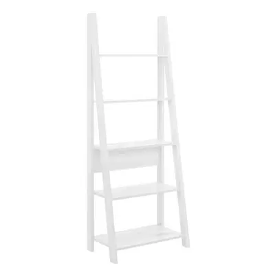 Riva Retro Tier Ladder Bookcase Shelving Shelf Display Unit White