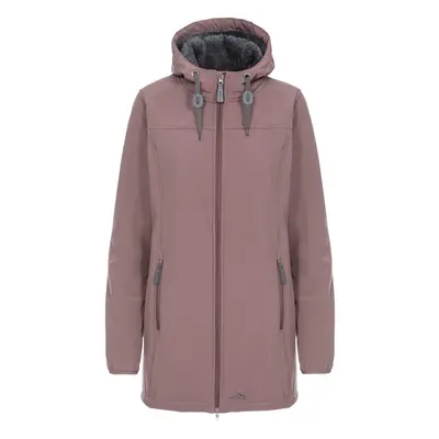 (XXS, Dusty Heather) Trespass Womens/Ladies Kristen Longer Length Hooded Waterproof Jacket