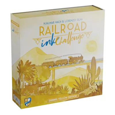 | Railroad Ink Challenge-Shining Yellow Edition | Board Game | Players | Ages 8+ | Minute Playin