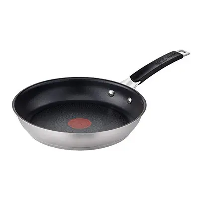 Jamie Oliver by Tefal E51204 Frying Pan cm Non-Stick Coating Safe Thermal Signal Riveted Handle 