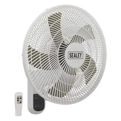 18 Inch Wall Mounted Fan - Speed Settings - Remote Control - Tilt & Swivel