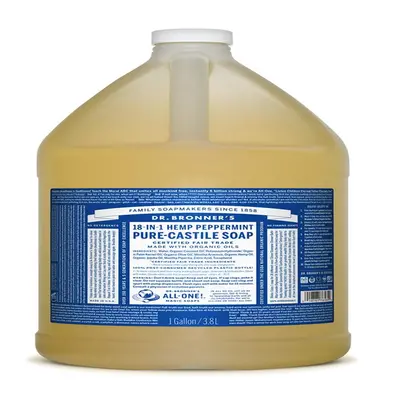 Dr Bronner Peppermint Pure-castile Liquid Soap 3.79 Litre