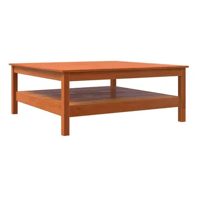 vidaXL Coffee Table Tea Side End Table Sofa Table Wax Brown Solid Wood Pine