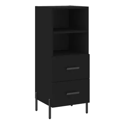 vidaXL Sideboard Storage Cabinet Cupboard Side Cabinet Black Engineered Wood