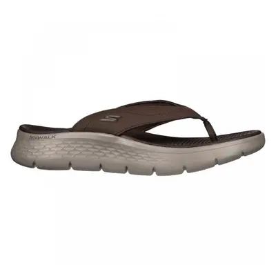 (7 (Adults')) Go Walk Flex Vallejo | Chocolate | Mens Flip Flop Sandals