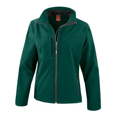 (12 UK, Bottle Green) Result Womens/Ladies Classic Soft Shell Jacket