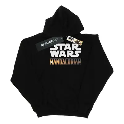 (M, Black) Star Wars Mens The Mandalorian Logo Hoodie