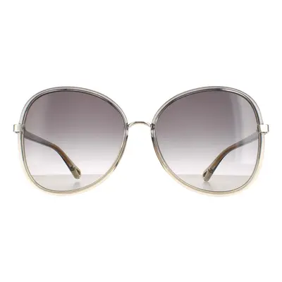 Chloe Sunglasses CH0030S Franky Grey/Brown Crystal Fade & Gold Grey Gradient