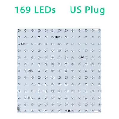 (169LED US Plug) 169/81 LED Plant Grow Light Full Spectrum Indoor Veg Flower Hydroponic Lamp 85-