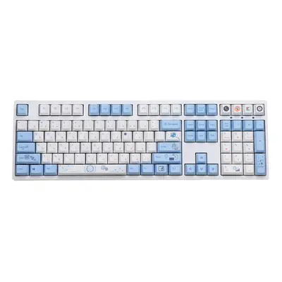 (130 keys) 108/130 Keys Technology Frontier Keycap Set Cherry Profile PBT Sublimation Taiwanese 