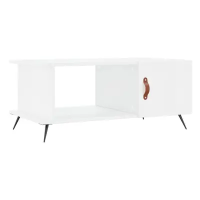 (high gloss white) vidaXL Coffee Table Side Table End Table High Gloss White Engineered Wood