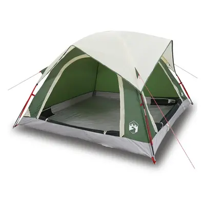 (green) vidaXL Camping Tent Cabin 4-Person Patio Lightweight Tent Dome Tent Waterproof