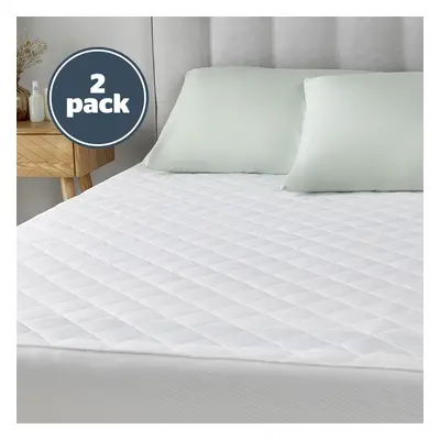 (SuperKing) Silentnight Anti Allergy Mattress Protectors Double, Pack, Hypoallergenic Easy Fit C