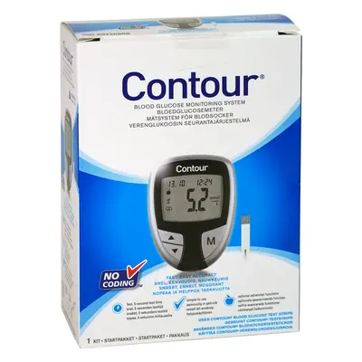 CONTOUR BLOOD GLUCOSE MONITOR/METER/PREMIUM/ BLACK EDITION