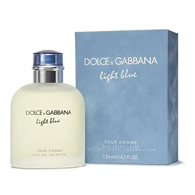 LIGHT BLUE POUR HOMME/D&G EDT SPRAY 4.2 OZ