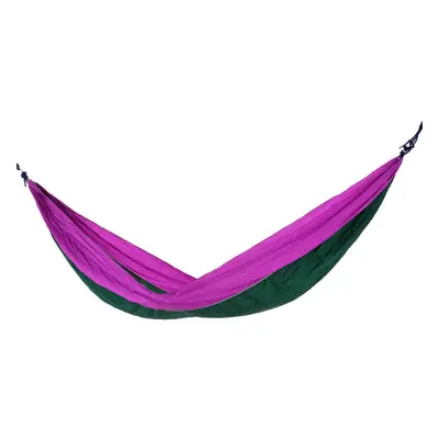 (Green + Purple) People Outdoor Leisure Hammock for Camping Travel