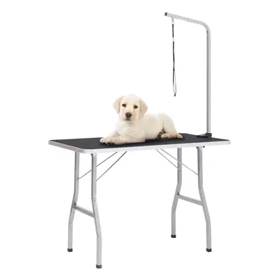 Adjustable Dog Grooming Table with Loop