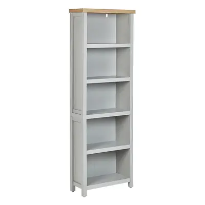 5 Tier Bookcase CLIO Light Grey