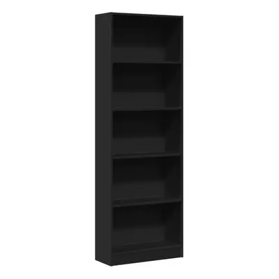 (black, x x cm) vidaXL Book Cabinet Display Rack Bookshelf Storage Shelf Rack Engineered Wood