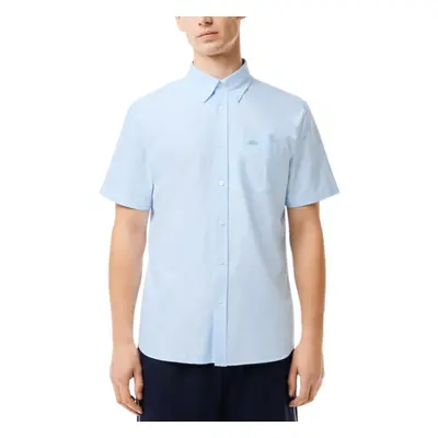 (Pastel Blue, S) LACOSTE CH8522 Mens Shirts Short Sleeve Casual Tops