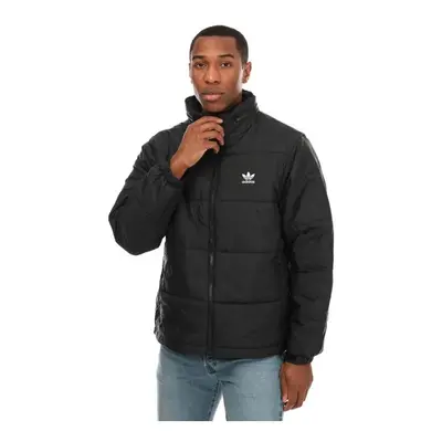 (2XL) Men's Adidas Originals Padded Puffer Jacket Black