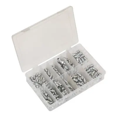 Sealey AB009GN Grease Nipple Assortment 130pc Metric, BSP & UNF