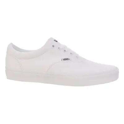 (8, Triple White) Vans Mens Doheny Low Top Casual Canvas Trainers Sneakers Shoes - Triple White