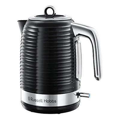 Russell Hobbs Inspire Electric 1.7L Cordless Kettle (Fast Boil 3KW, Black premium textured plast