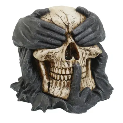 Spiral Direct See Hear Speak No Evil Skull Ornament