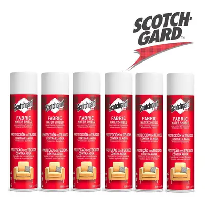 6 x Scotchgard Long Lasting Waterproofs Fabrics Fabric Water Shield 400ml