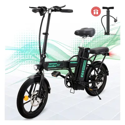 HITWAY Electric Bike E Bike Foldable City Bikes 8.4Ah Battery, 250W Motor, Assist Range Up to 35