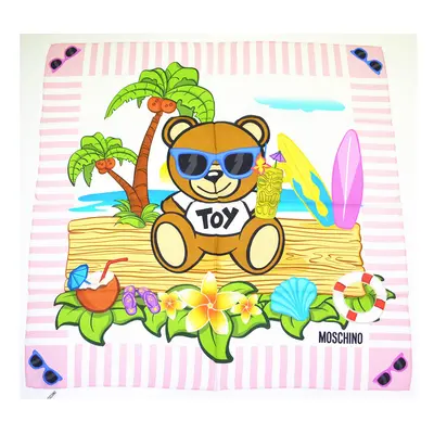 Moschino Toy Bear Island Scarf - Light Pink