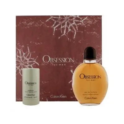 Obsession Pcs Set For Men: 6.8 Edt Sp + 2.6 Deod Stck