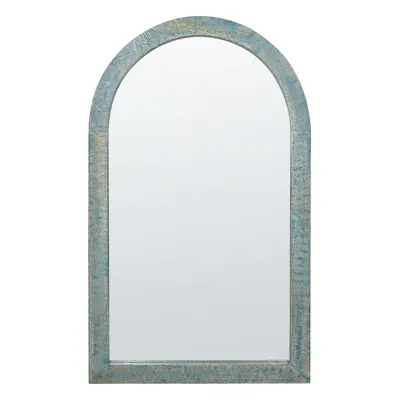 Wall Mirror MELAY Wood Blue