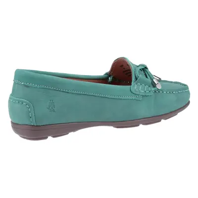 (Blue, (Adults')) Hush Puppies Maggie Leather Women's Sky Blue Loafers