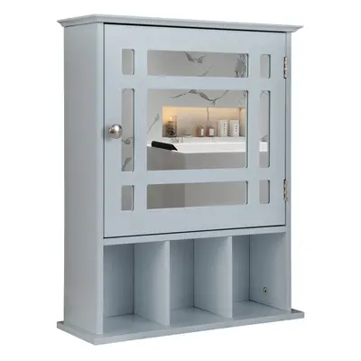 Wall-mounted Bathroom Cabinet Storage Organizer Medicine Cabinet