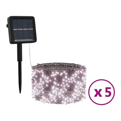 vidaXL 5x Solar Fairy Lights LED Warm White Indoor Outdoor Solar String Light