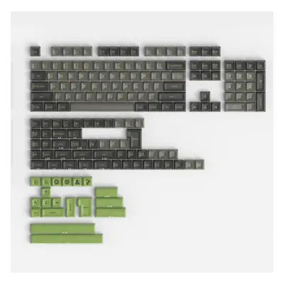 (Green) Keys Color Matching ABS Keycap Set SA Profile Two Color Molding Custom Keycaps for Mecha