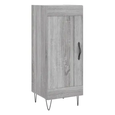 (grey sonoma) vidaXL Sideboard Storage Cabinet Side Cabinet Cupboard White Engineered Wood