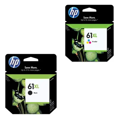 HP 61XL High Yield Ink Cartridge Black Cyan Magenta Yellow inks Value Pack