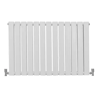 (White, x 910mm) Flat Panel Radiators Horizontal Vertical Heater