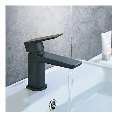 Kenson Bathroom Basin Sink Mono Mixer Black Matt Cloakroom Tap