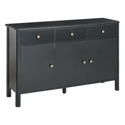 Chest of Drawers OLATE cm Black