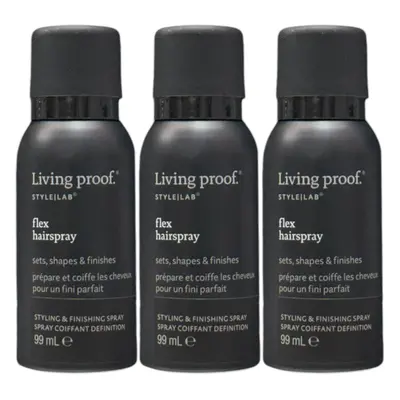 Living Proof Style Lab Flex Hairspray 3.0 Oz (Pack of 3)