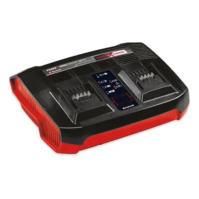 Einhell Battery Twin Charger Power X-Change 18V 3A Dual Batteries Charger