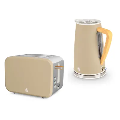 Swan Nordic Oatmeal Kettle & Slice Toaster Matching Set