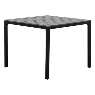 Garden Table Synthetic Material Grey PRATO