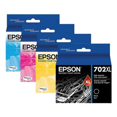 GENUINE Original Epson 702XL Ink Cartridge Value WorkForce Pro WF-3720 WF-3725