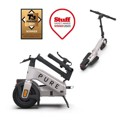 (Platinum) Pure Flex Electric Scooter 24.8mi(40KM) 500W Motor